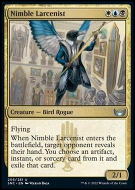 Nimble Larcenist - Ladro Agile - [SNC] [NM] [Foil]