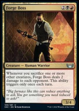 Forge Boss - Capo della Forgia - [SNC] [NM] [Foil]