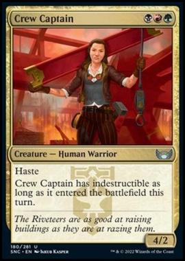 Crew Captain - Capitana dei Manovali - [SNC] [NM] [Foil]