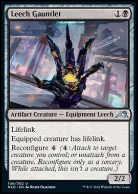 Leech Gauntlet - Guanto Sanguisuga - [NEO] [NM] [Foil]