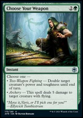 Choose Your Weapon - Scegli la Tua Arma - [AFR] [NM] [Foil]