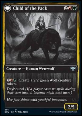 Child of the Pack // Savage Packmate - Child of the Pack // Savage Packmate - [DBL] [NM]