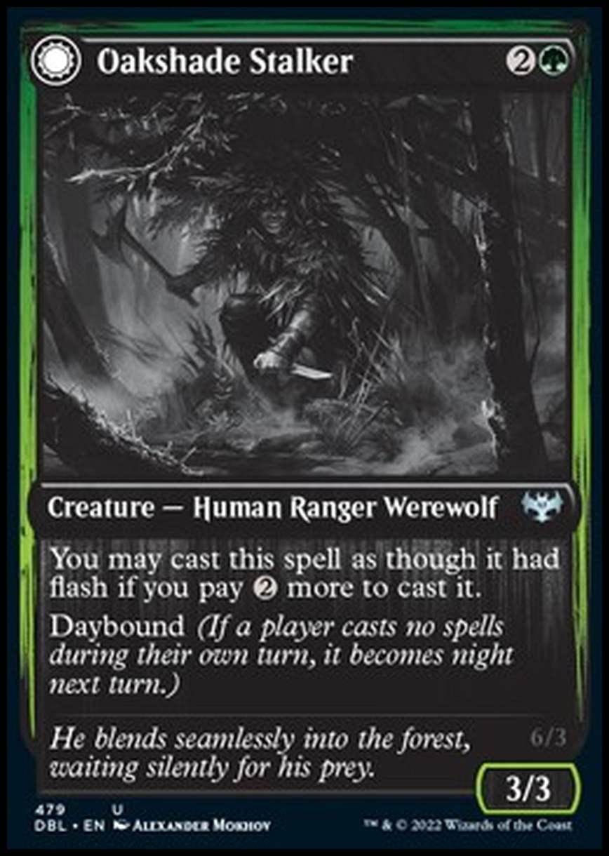 Oakshade Stalker // Moonlit Ambusher - Oakshade Stalker // Moonlit Ambusher - [DBL] [NM]