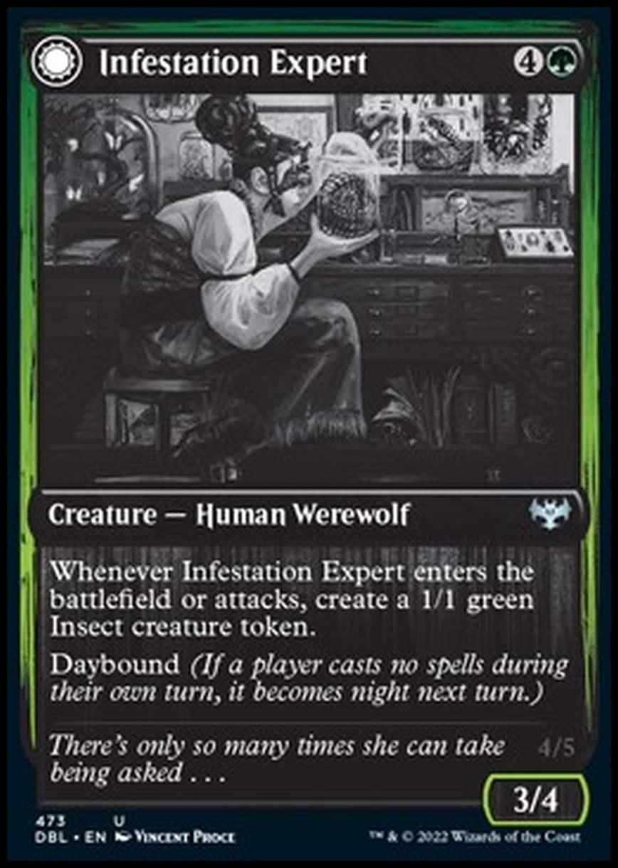 Infestation Expert // Infested Werewolf - Infestation Expert // Infested Werewolf - [DBL] [NM]