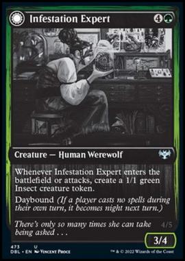 Infestation Expert // Infested Werewolf - Infestation Expert // Infested Werewolf - [DBL] [NM]