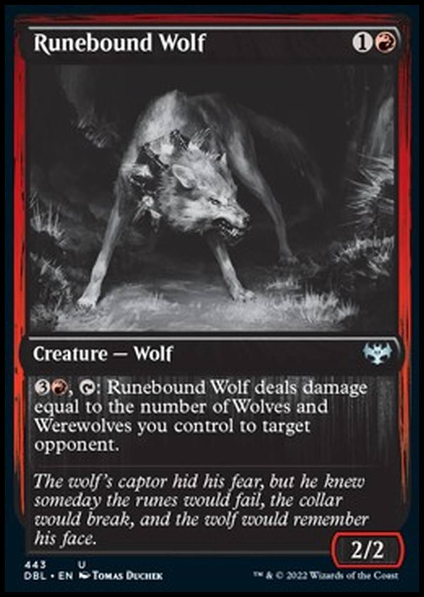 Runebound Wolf - Runebound Wolf - [DBL] [NM]