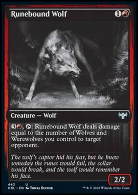 Runebound Wolf - Runebound Wolf - [DBL] [NM]