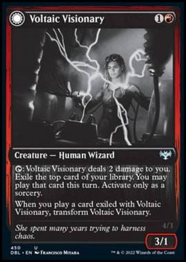 Voltaic Visionary // Volt-Charged Berserker - Voltaic Visionary // Volt-Charged Berserker - [DBL] [NM]
