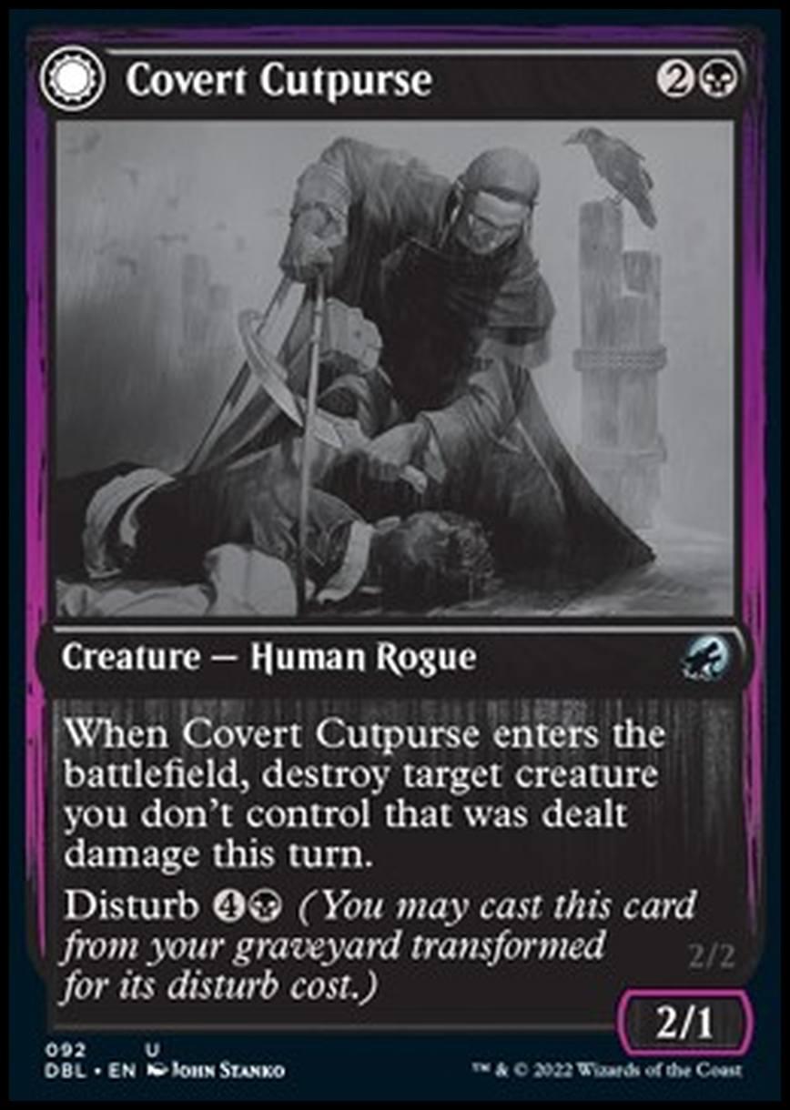 Covert Cutpurse // Covetous Geist - Covert Cutpurse // Covetous Geist - [DBL] [NM]
