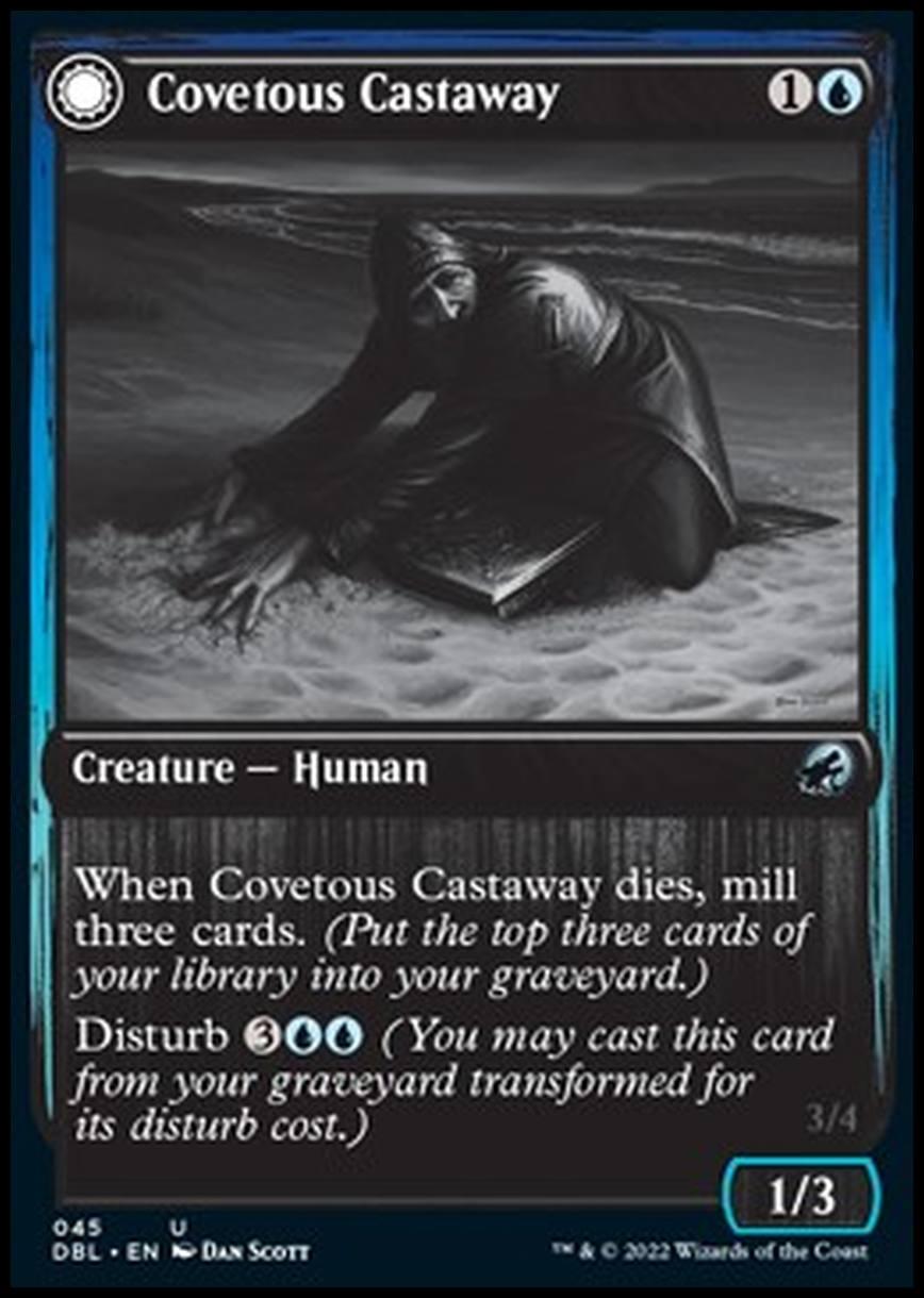 Covetous Castaway // Ghostly Castigator - Covetous Castaway // Ghostly Castigator - [DBL] [NM]