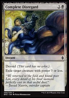Complete Disregard - Completo Disinteresse - [BFZ] [NM] [Foil]