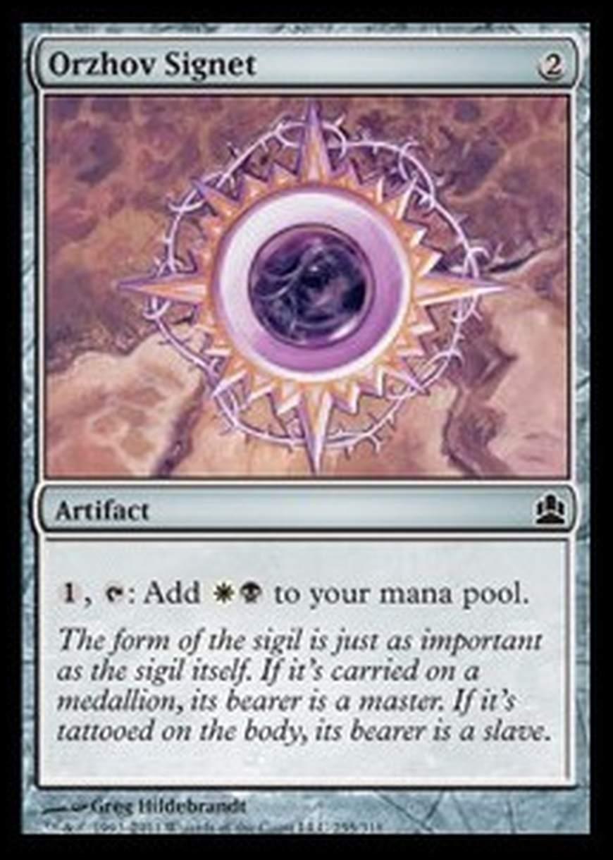 Orzhov Signet - Sigillo Orzhov - [CMD] [EX]