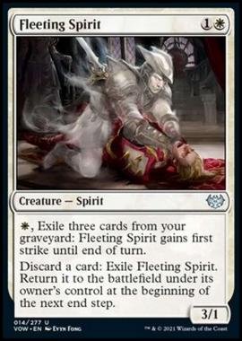 Fleeting Spirit - Spirito Effimero - [VOW] [NM] [Foil]
