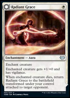 Radiant Grace // Radiant Restraints - Grazia Radiosa // Lacci Radiosi - [VOW] [NM] [Foil]