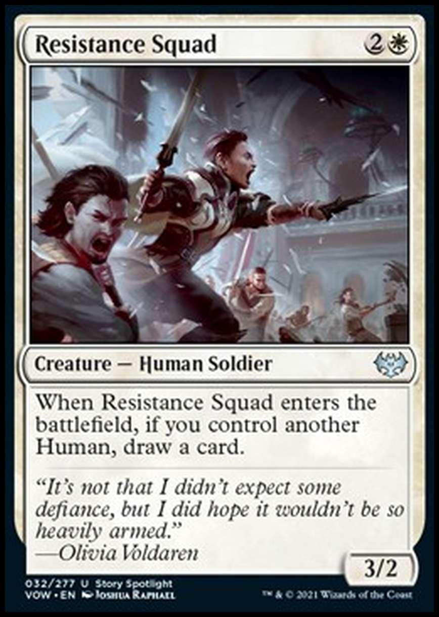 Resistance Squad - Banda della Resistenza - [VOW] [NM] [Foil]