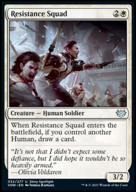 Resistance Squad - Banda della Resistenza - [VOW] [NM] [Foil]