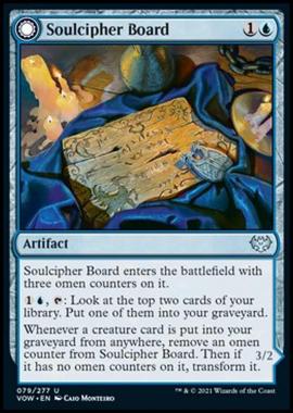 Soulcipher Board // Cipherbound Spirit - Tavoletta del Codice Spirituale // Spirito delle Catene Cifrate - [VOW] [NM] [Foil]