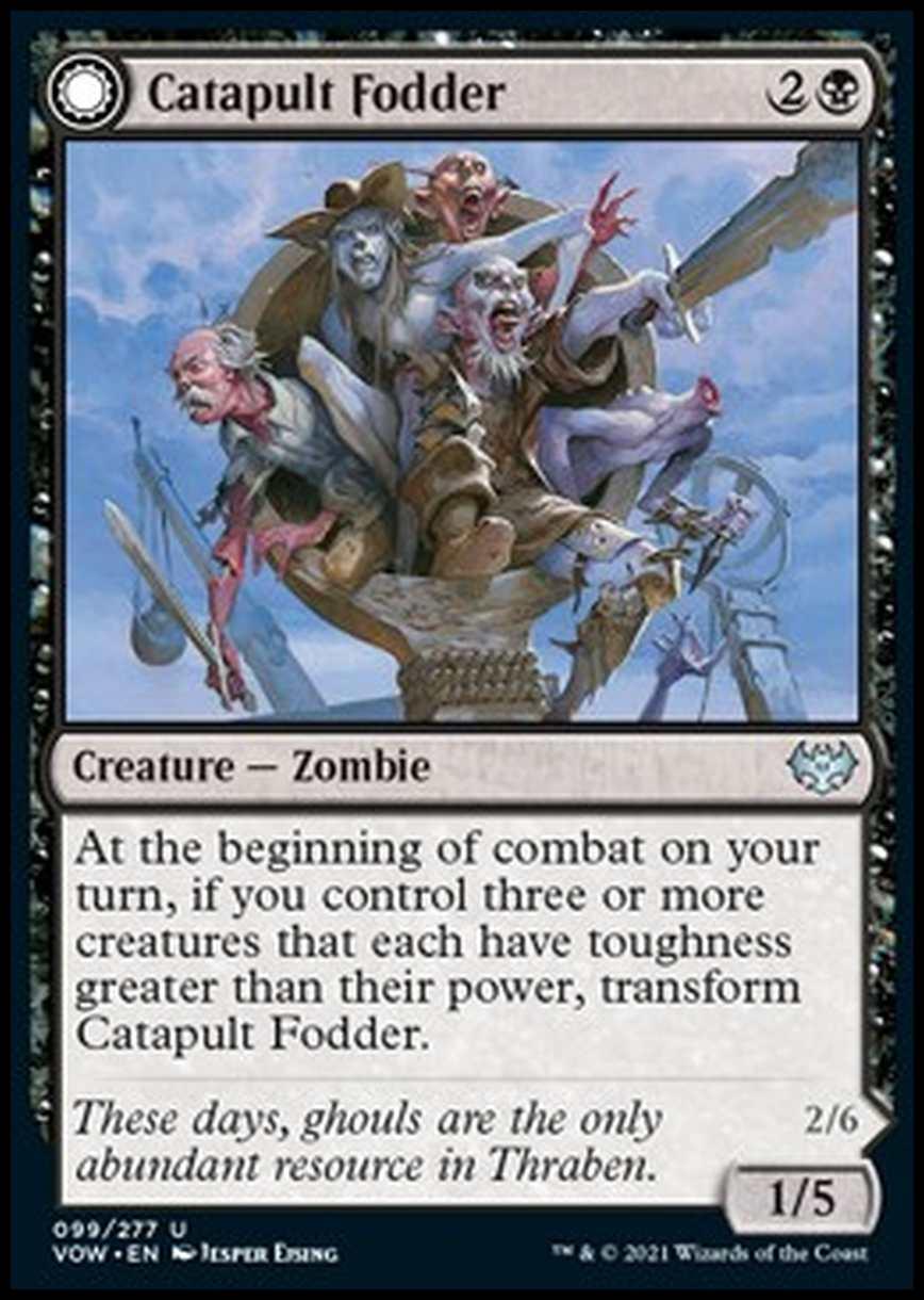 Catapult Fodder // Catapult Captain - Carne da Catapulta // Capitano delle Catapulte - [VOW] [NM] [Foil]