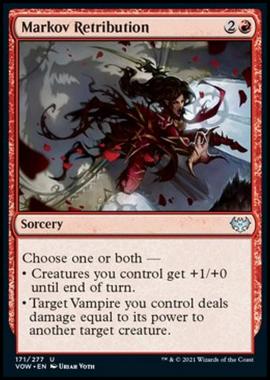 Markov Retribution - Castigo dei Markov - [VOW] [NM] [Foil]