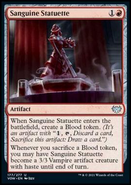 Sanguine Statuette - Statuina Sanguigna - [VOW] [NM] [Foil]