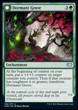 Dormant Grove // Gnarled Grovestrider - Bosco Sopito // Calcaboschi Nodoso - [VOW] [NM] [Foil]