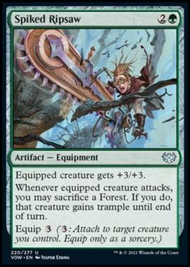 Spiked Ripsaw - Saracco Circolare - [VOW] [NM] [Foil]