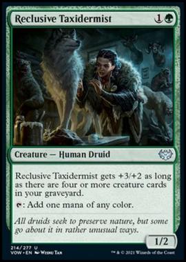Reclusive Taxidermist - Tassidermista Solitaria - [VOW] [NM] [Foil]