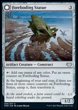 Foreboding Statue // Forsaken Thresher - Statua del Presentimento // Picchiatore Abbandonato - [VOW] [NM] [Foil]