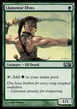Llanowar Elves - Elfi di Llanowar - [M12] [EX]