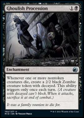 Ghoulish Procession - Processione Raccapricciante - [MID] [NM] [Foil]