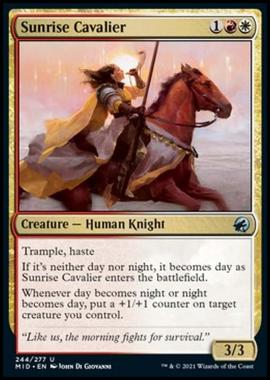Sunrise Cavalier - Cavaliera dell'Aurora - [MID] [NM] [Foil]