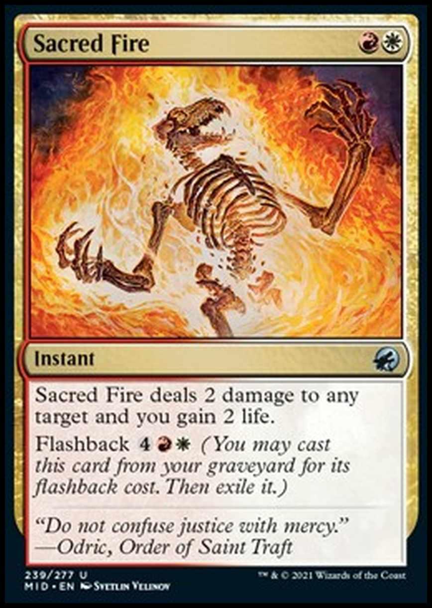 Sacred Fire - Fuoco Sacro - [MID] [NM] [Foil]