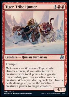Tiger-Tribe Hunter - Cacciatrice della Trib della Tigre - [AFR] [NM] [Foil]