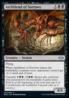 Archfiend of Sorrows - Archfiend of Sorrows - [MH2] [NM] [Foil]