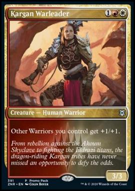 Kargan Warleader - Condottiera di Karga - [PZNR] [NM]