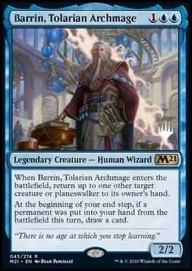 Barrin, Tolarian Archmage (V.1) - Barrin, Arcimago di Tolaria (V.1) - [PM21] [NM]