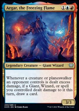 Aegar, the Freezing Flame - Aegar, the Freezing Flame - [KHM] [NM] [Foil]