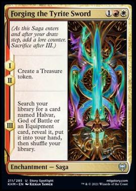 Forging the Tyrite Sword - Forging the Tyrite Sword - [KHM] [NM] [Foil]