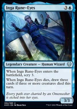 Inga Rune-Eyes - Inga Rune-Eyes - [KHM] [NM] [Foil]
