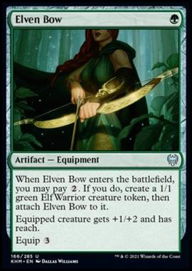 Elven Bow - Elven Bow - [KHM] [NM] [Foil]