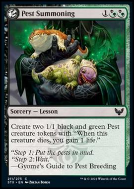 Pest Summoning - Pest Summoning - [STX] [NM] [Foil]