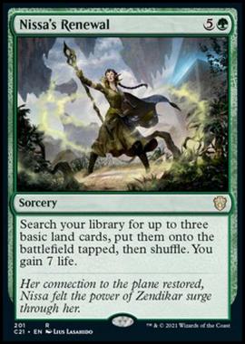 Nissa's Renewal - Nissa's Renewal - [C21] [NM]