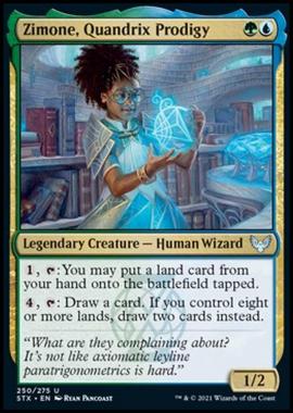 Zimone, Quandrix Prodigy - Zimone, Prodigio di Quandrix - [STX] [NM] [Foil]