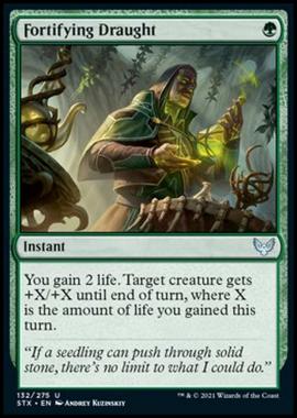 Fortifying Draught - Elisir Fortificante - [STX] [NM] [Foil]