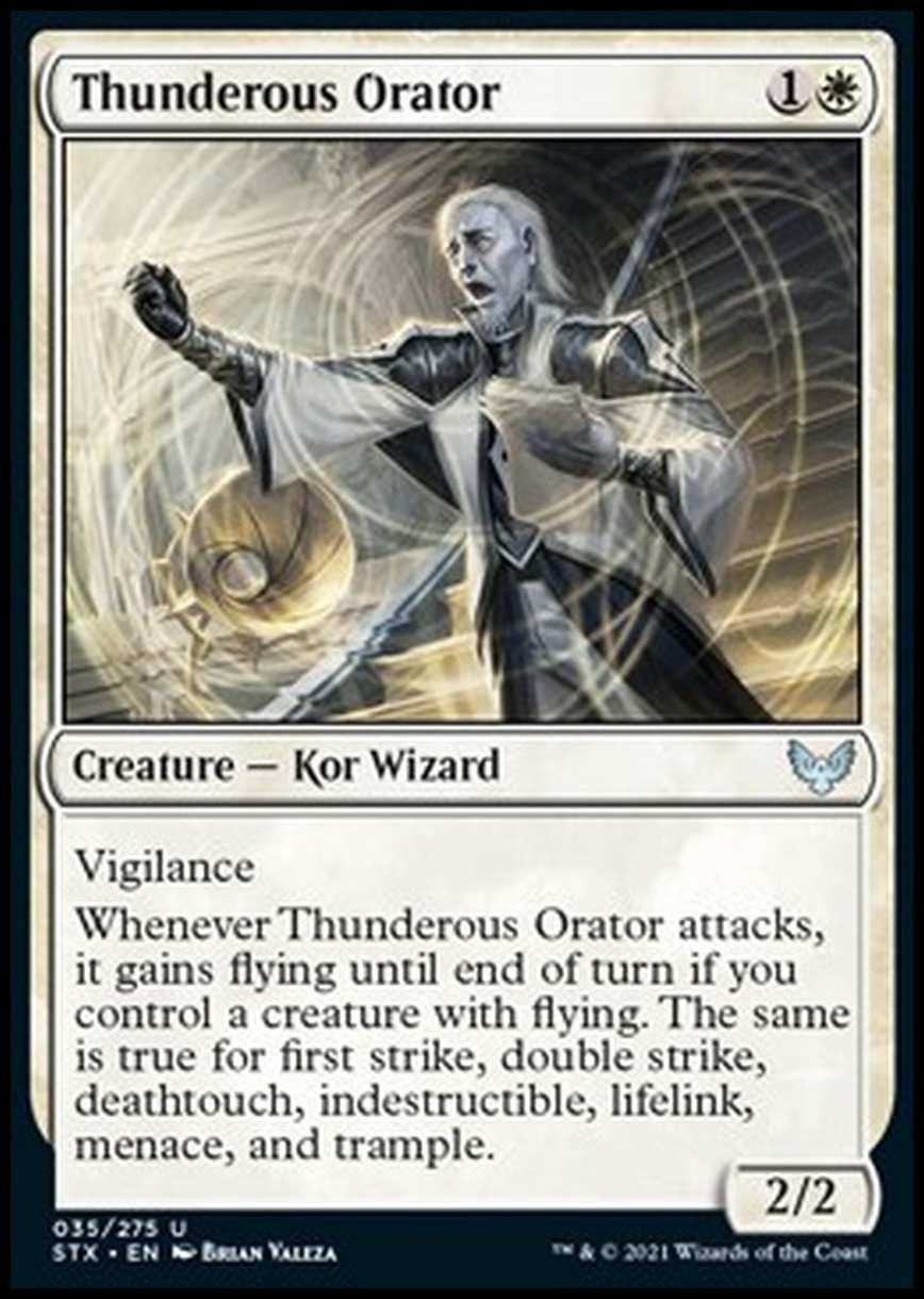 Thunderous Orator - Oratore Tonante - [STX] [NM] [Foil]