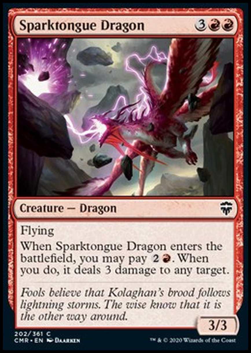 Sparktongue Dragon - Sparktongue Dragon - [CMR] [NM] [Foil]