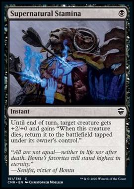 Supernatural Stamina - Supernatural Stamina - [CMR] [NM] [Foil]