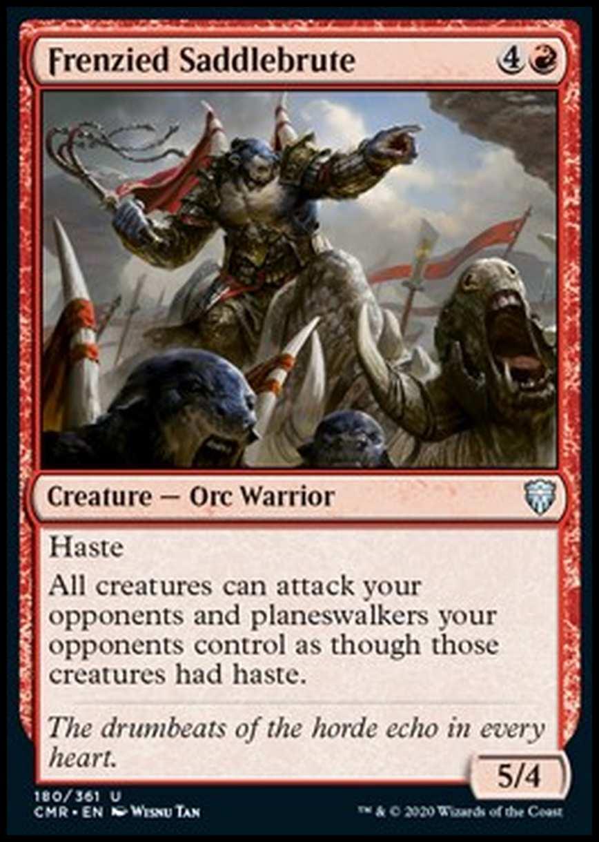 Frenzied Saddlebrute - Frenzied Saddlebrute - [CMR] [NM] [Foil]