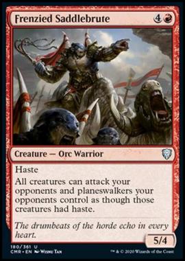 Frenzied Saddlebrute - Frenzied Saddlebrute - [CMR] [NM] [Foil]