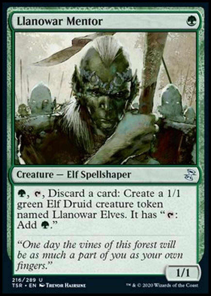 Llanowar Mentor - Llanowar Mentor - [TSR] [NM] [Foil]